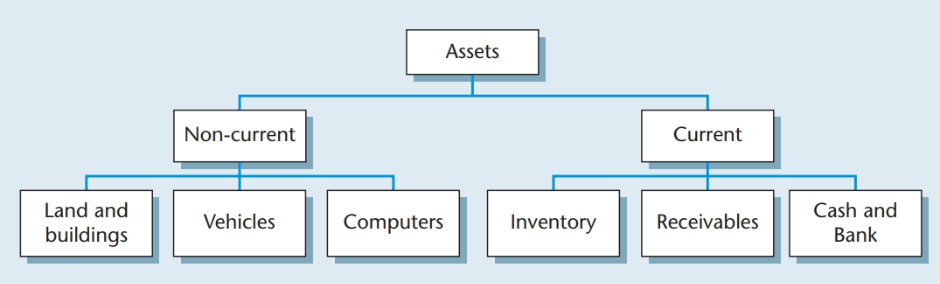 Classifications and examples of assets